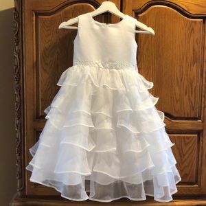 Flower Girl White Dress. Size 5